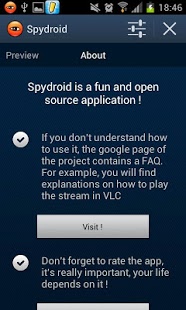 Screenshot of Spydroid