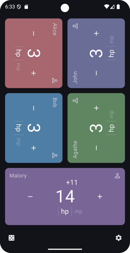 Screenshot of Game Counter