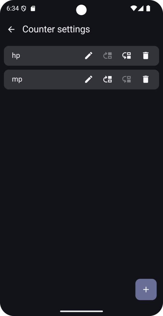 Screenshot of Game Counter