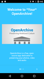 Screenshot of OpenArchive