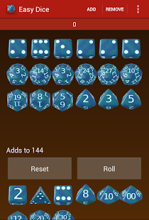 Screenshot of Easy Dice