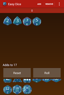 Screenshot of Easy Dice