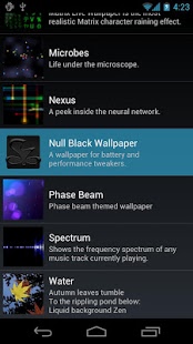 Screenshot of Null Black Wallpaper