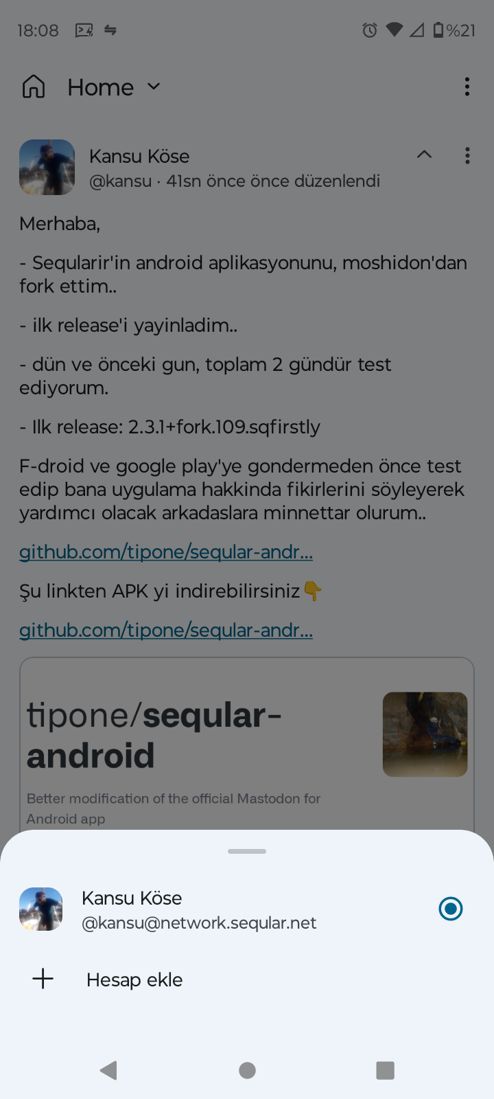 Screenshot of Seqular