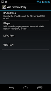 Screenshot of Wifi Remote Play