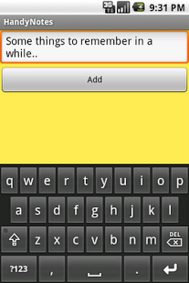 Screenshot of HandyNotes
