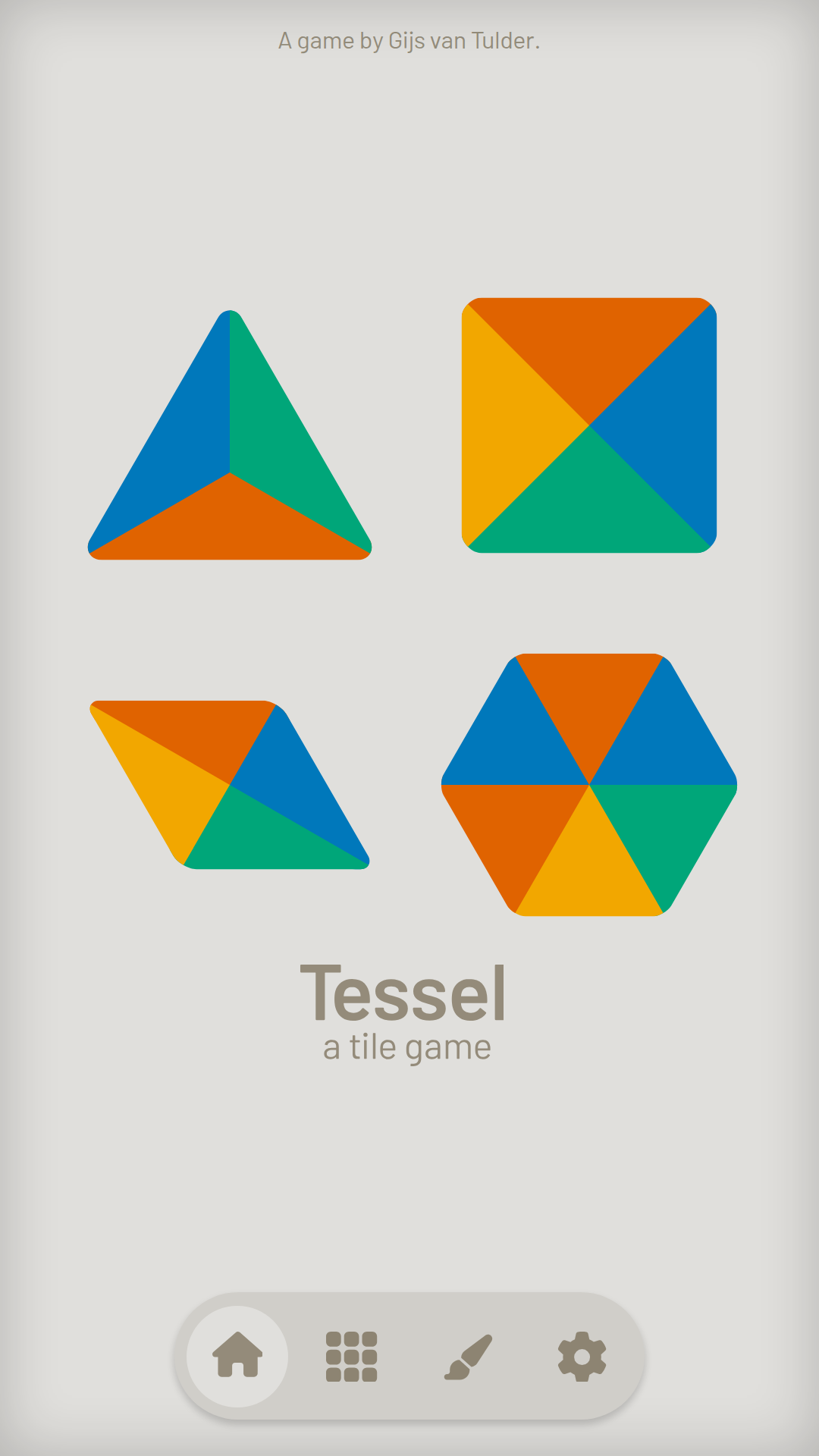 Screenshot of Tessel – A tile game