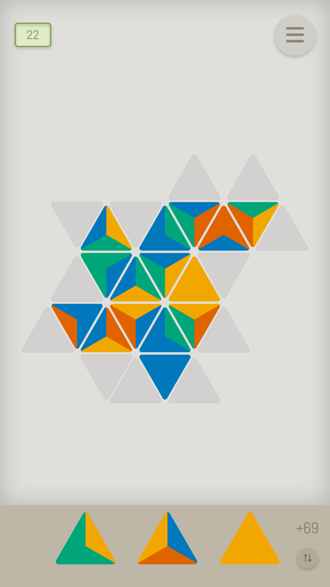 Screenshot of Tessel – A tile game