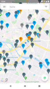 Screenshot of EVMap - EV chargers