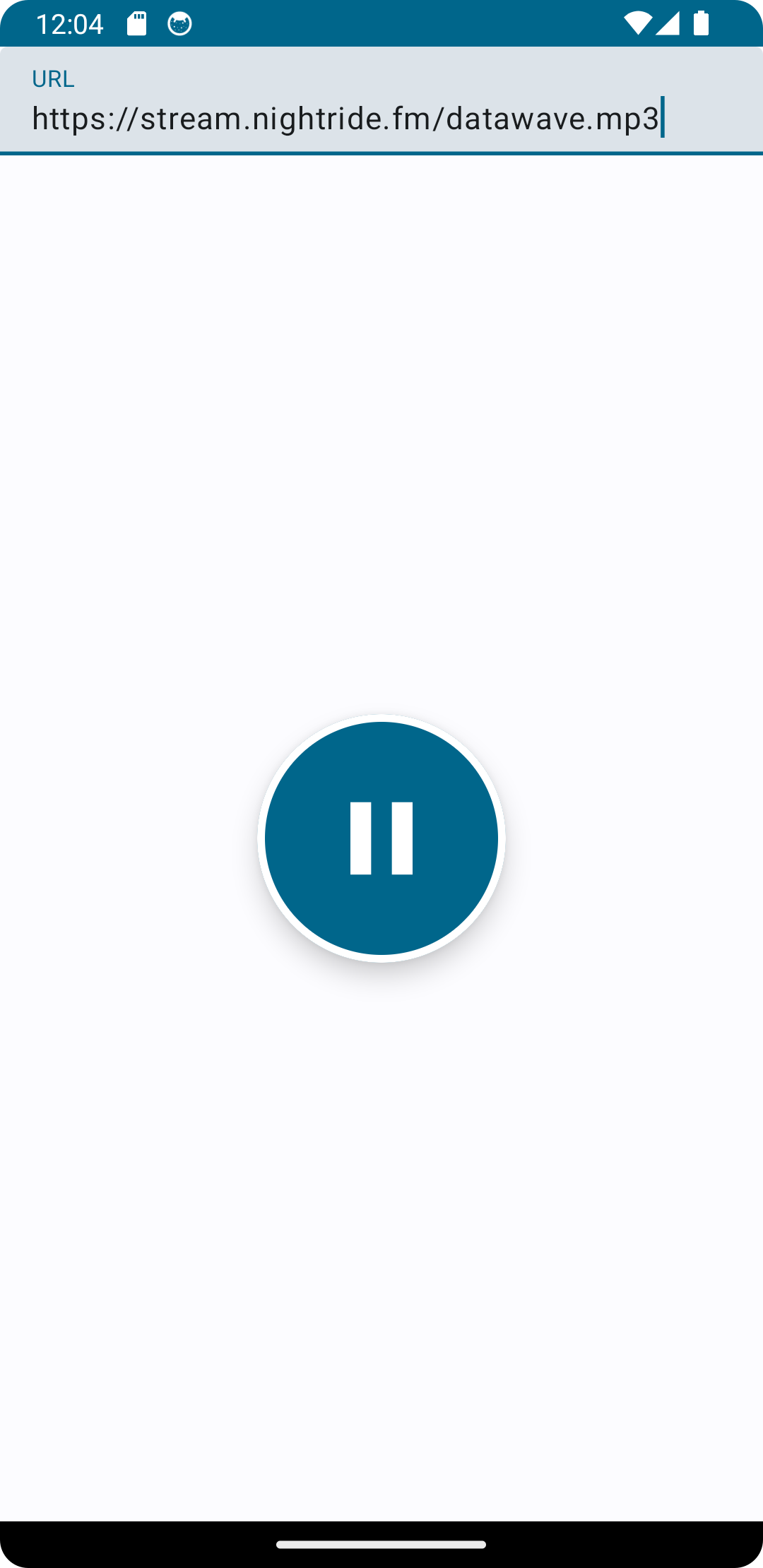Screenshot of Stream Player