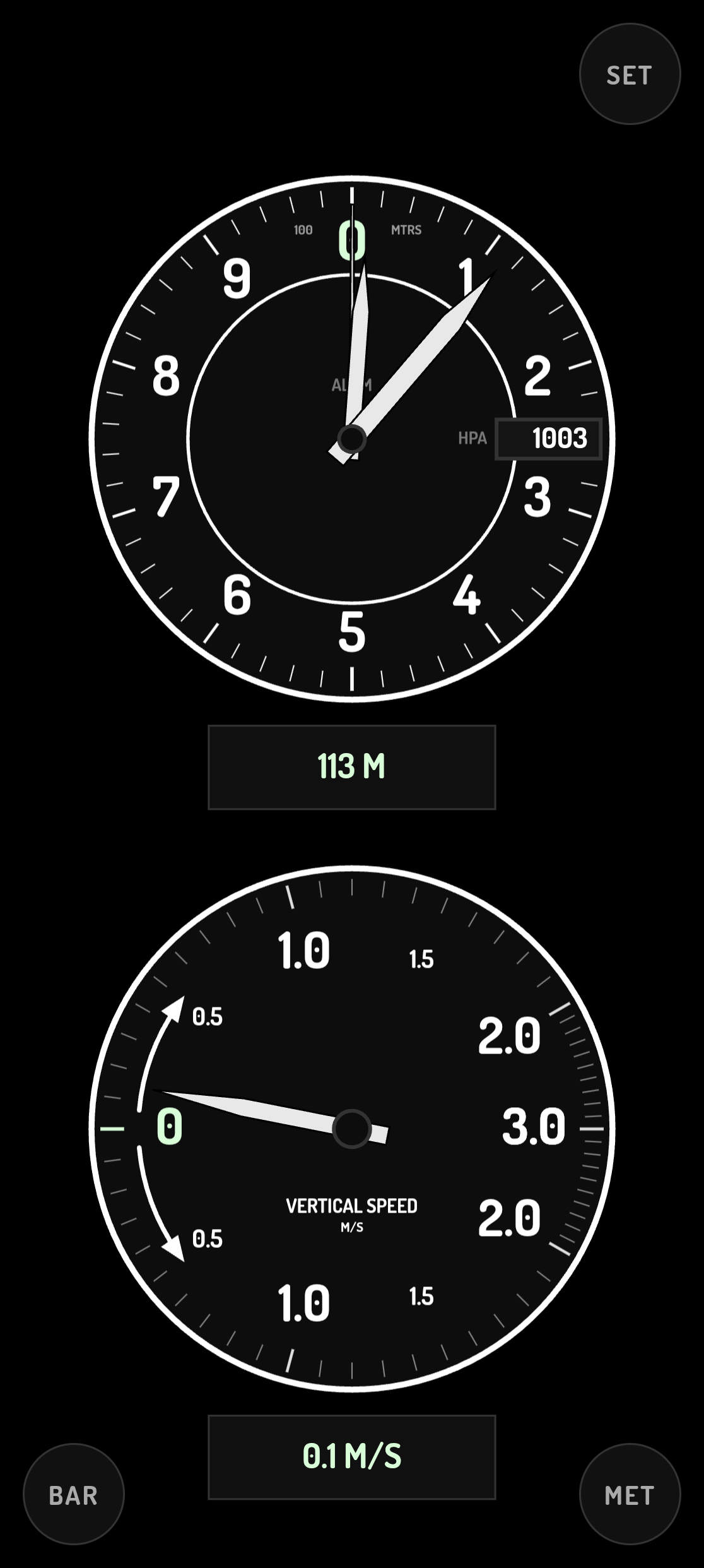 Screenshot of Vario