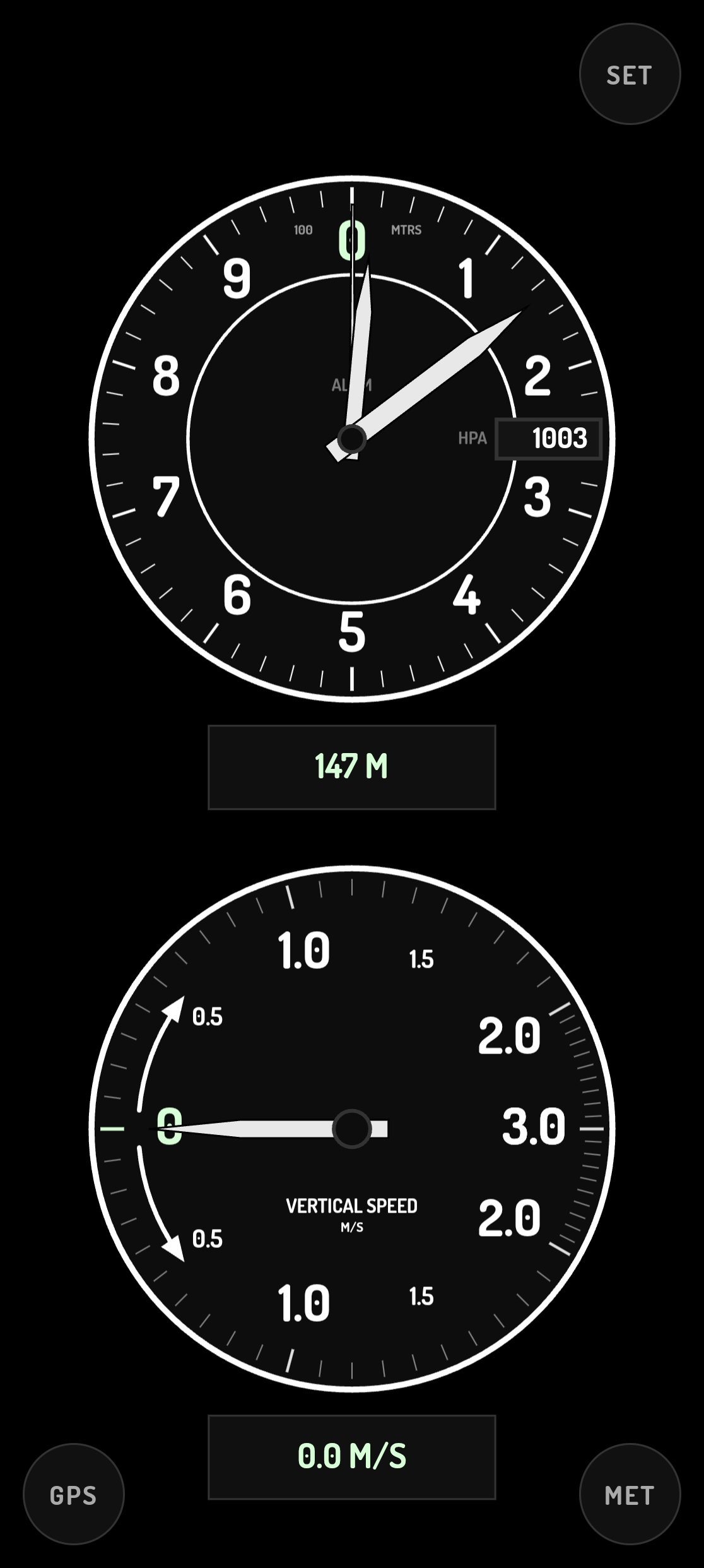 Screenshot of Vario