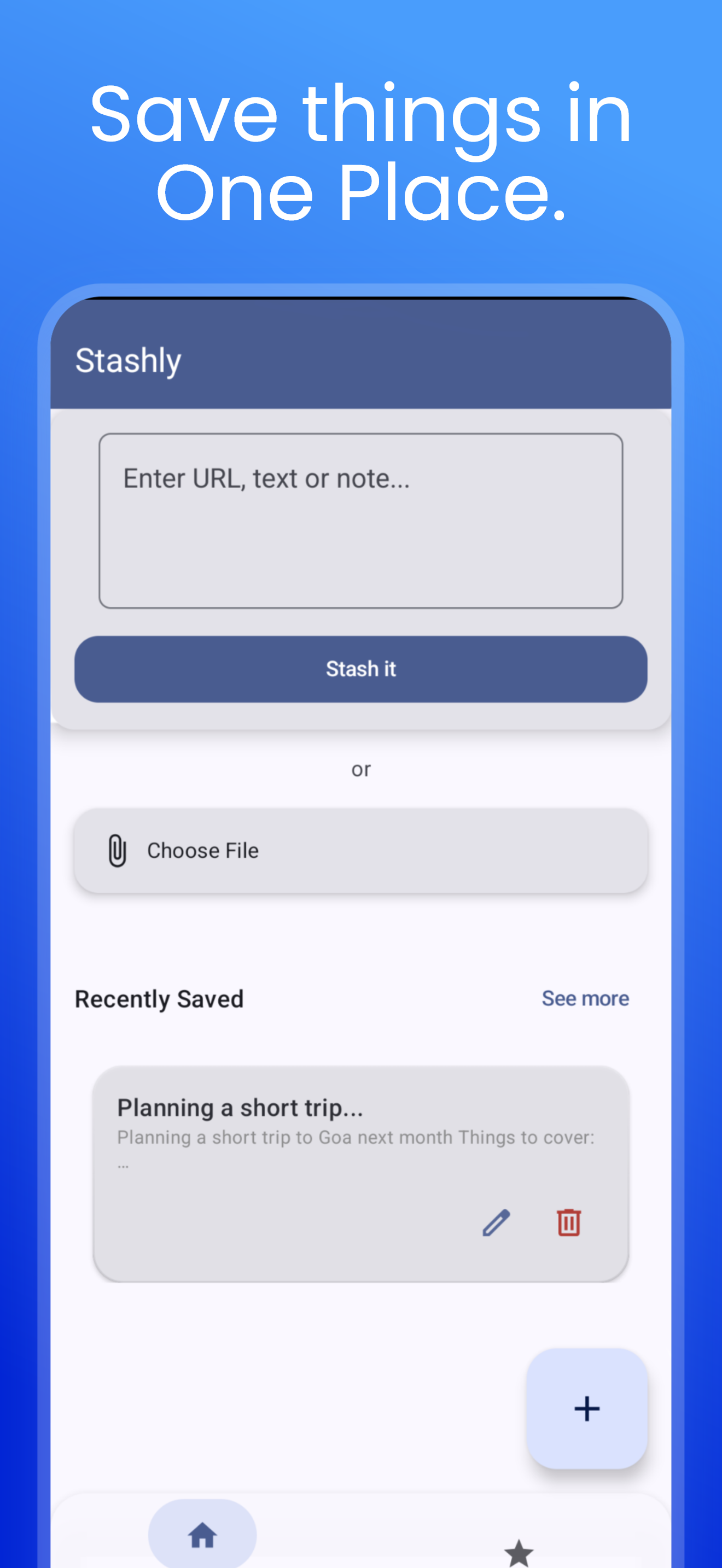 Screenshot of Stashly - Vault tool