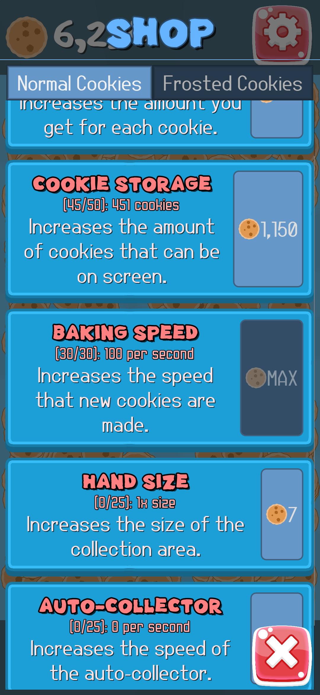 Screenshot of Collect the Cookies!