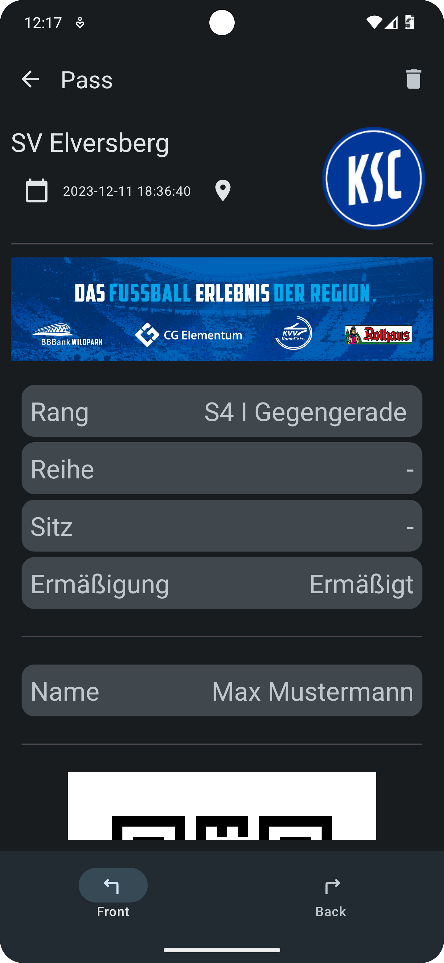 Screenshot of FossWallet