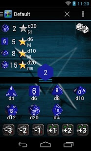 Screenshot of Quick Dice Roller