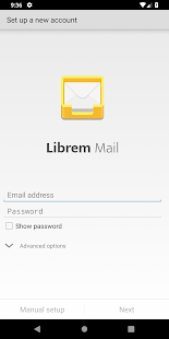Screenshot of Librem Mail