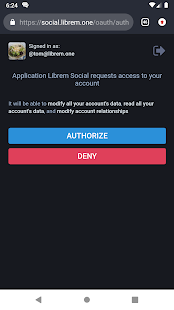 Screenshot of Librem Social (Beta)