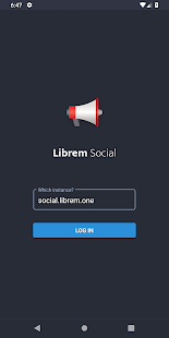 Screenshot of Librem Social