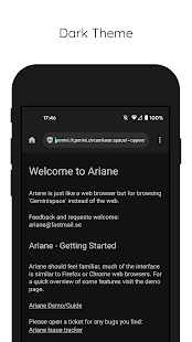 Screenshot of Ariane