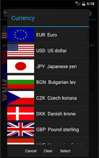 Screenshot of Currency