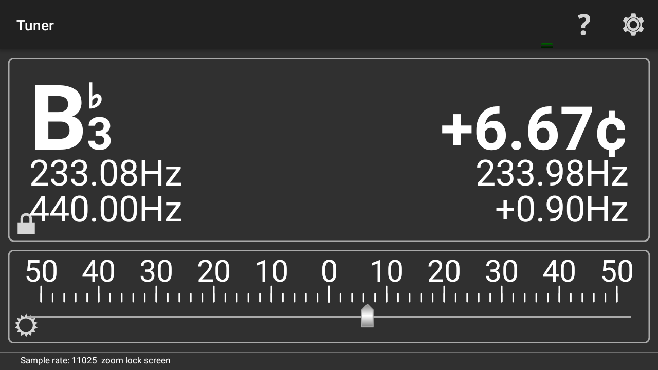 Screenshot of Tuner