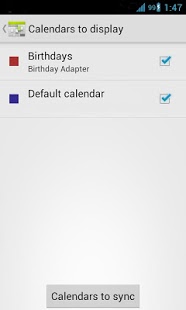 Screenshot of Birthday Adapter