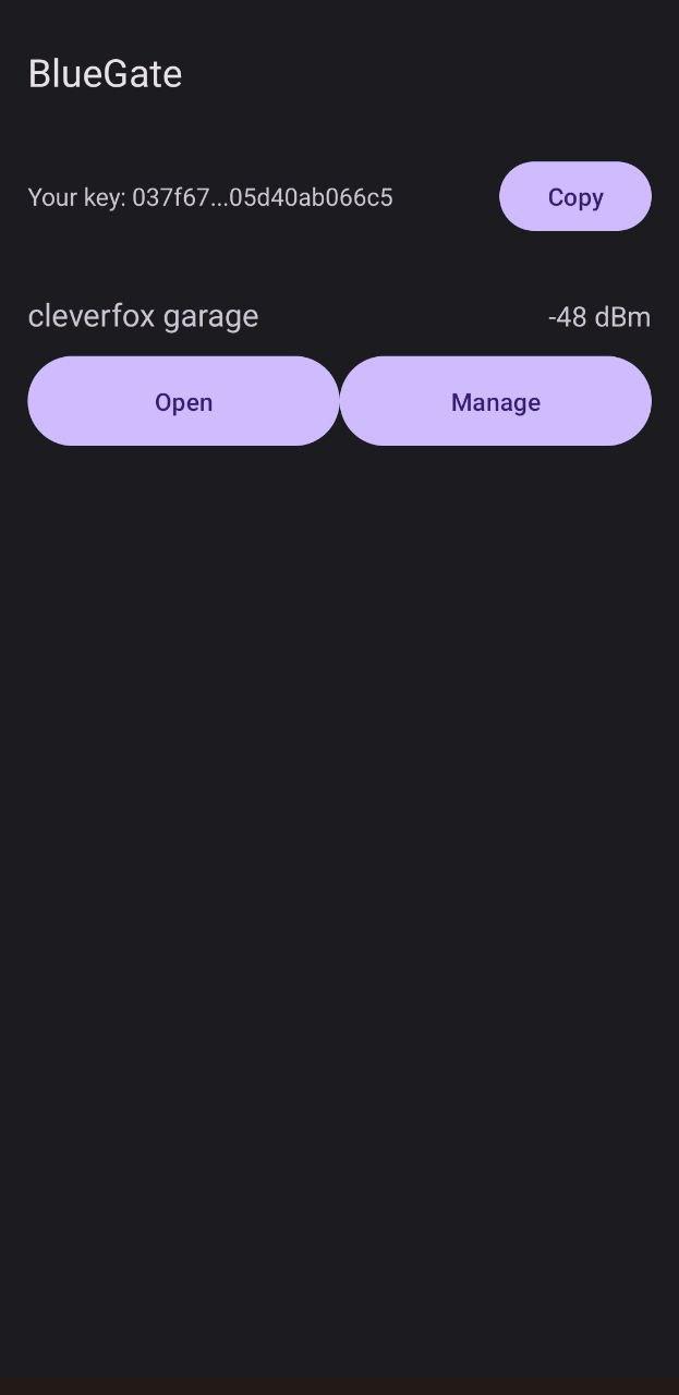 Screenshot of BlueGate