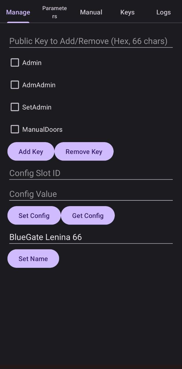 Screenshot of BlueGate