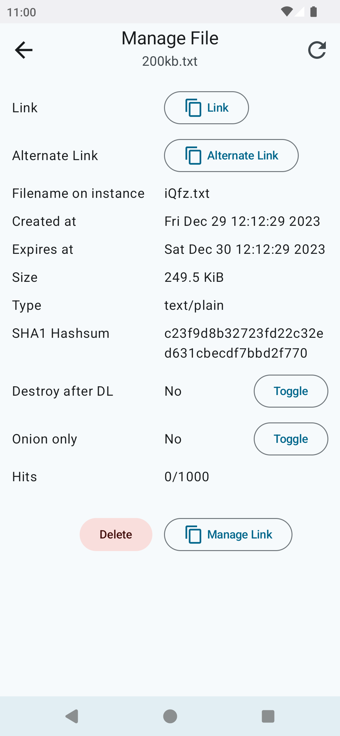 Screenshot of Oshi Uploader