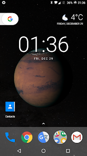 Screenshot of Mars Live Wallpaper