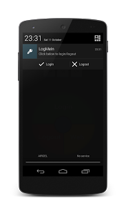 Screenshot of LogMeIn