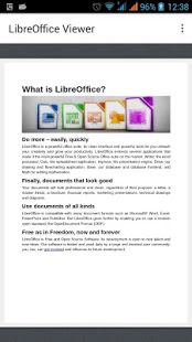 Screenshot of LibreOffice Viewer