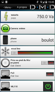Screenshot of Domodroid