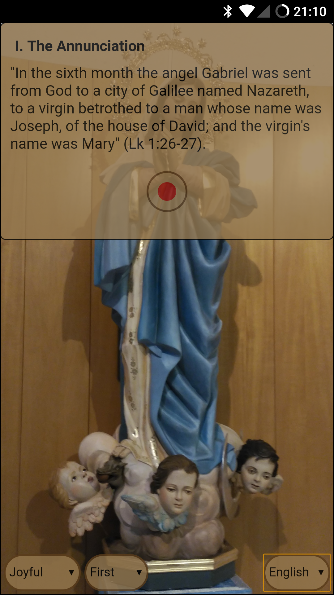 Screenshot of Rosary
