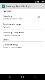 Screenshot of Inventory