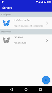 Screenshot of FreedomBox
