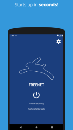Screenshot of Freenet mobile
