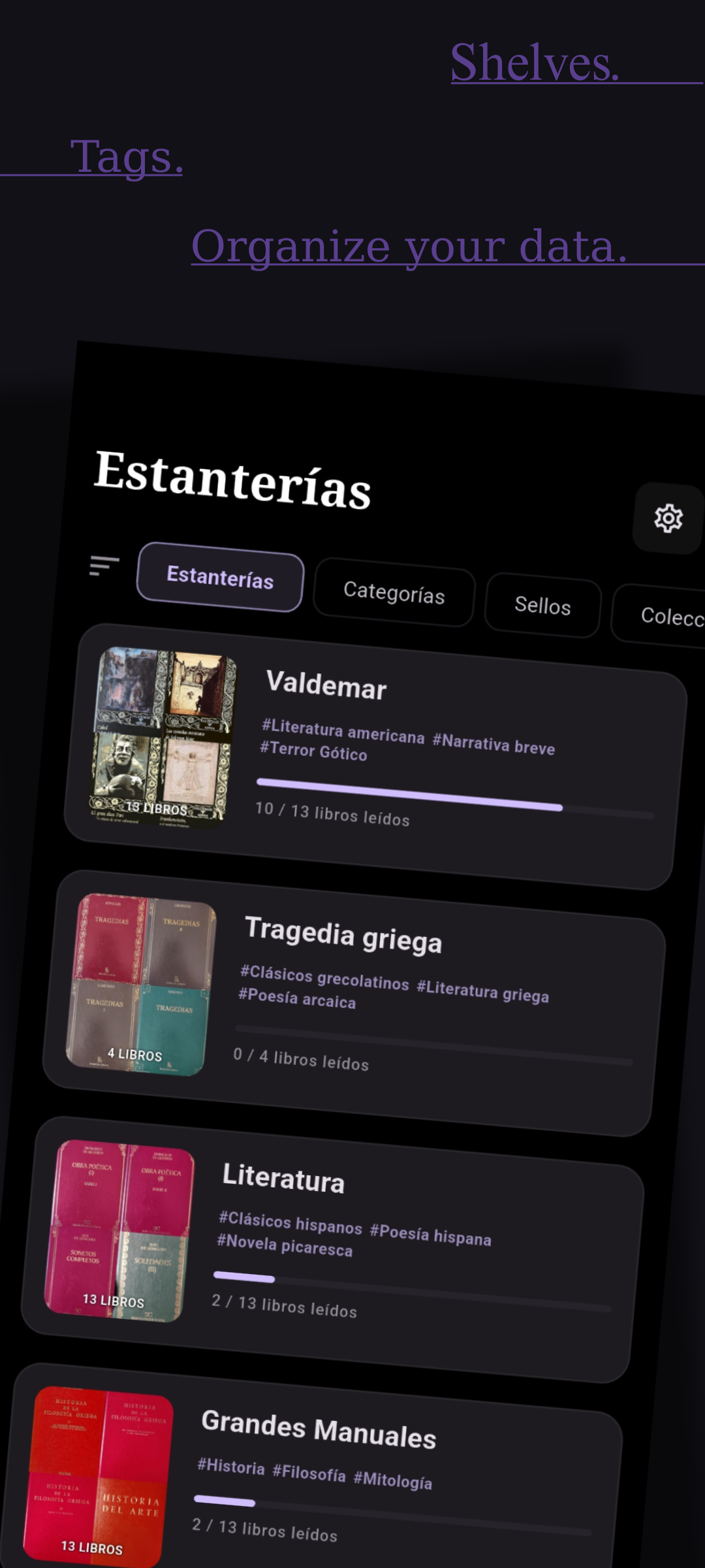 Screenshot of Openshelf