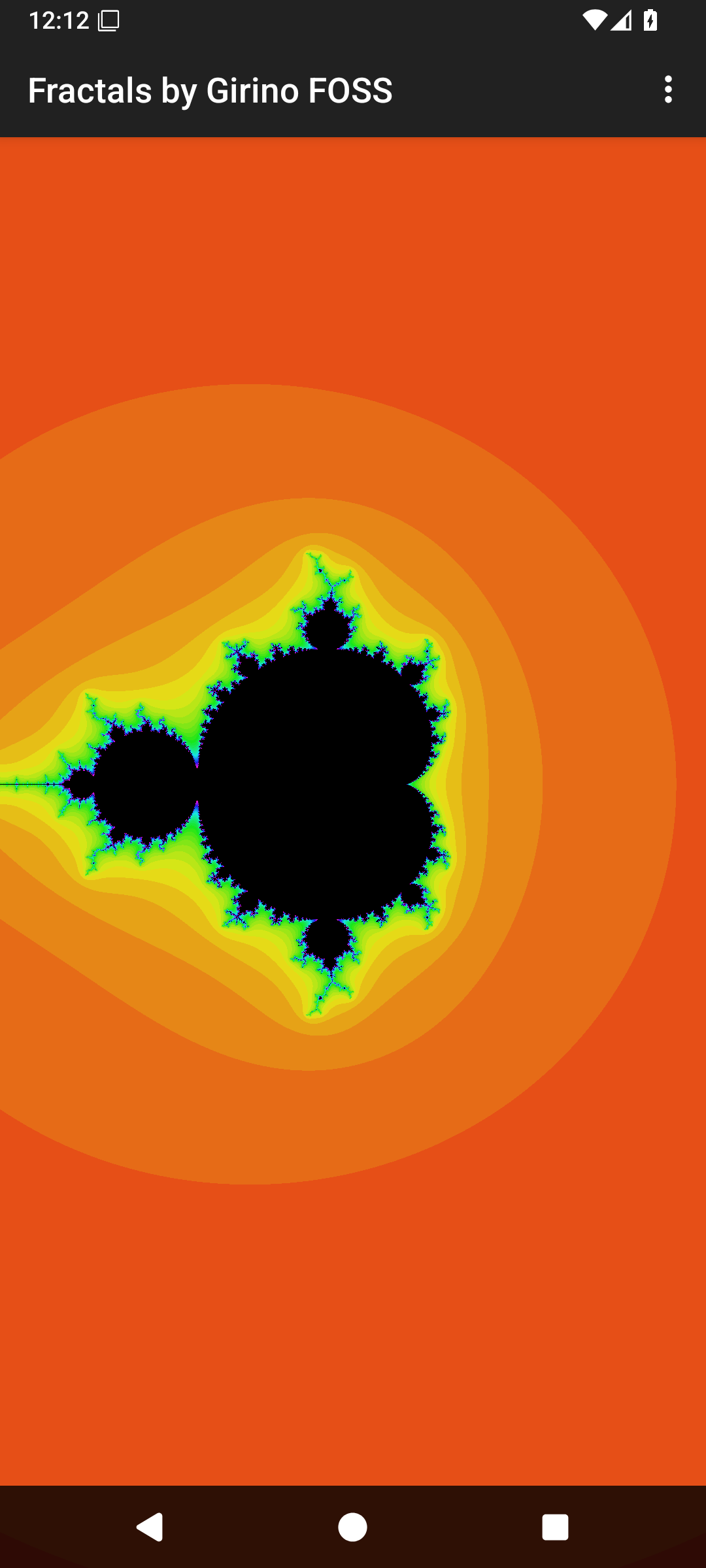 Screenshot of Fractals by Girino FOSS