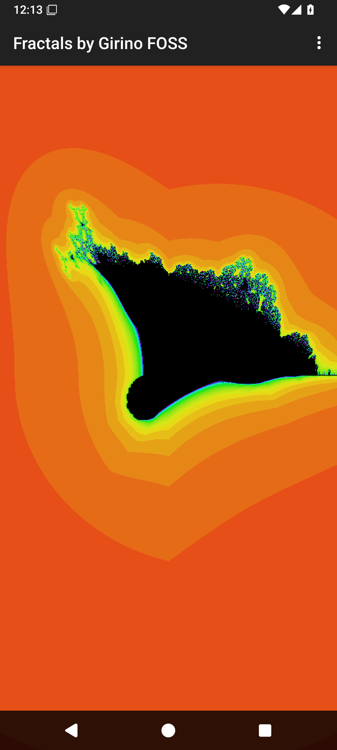 Screenshot of Fractals by Girino FOSS