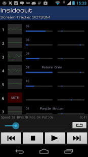 Screenshot of Xmp Mod Player