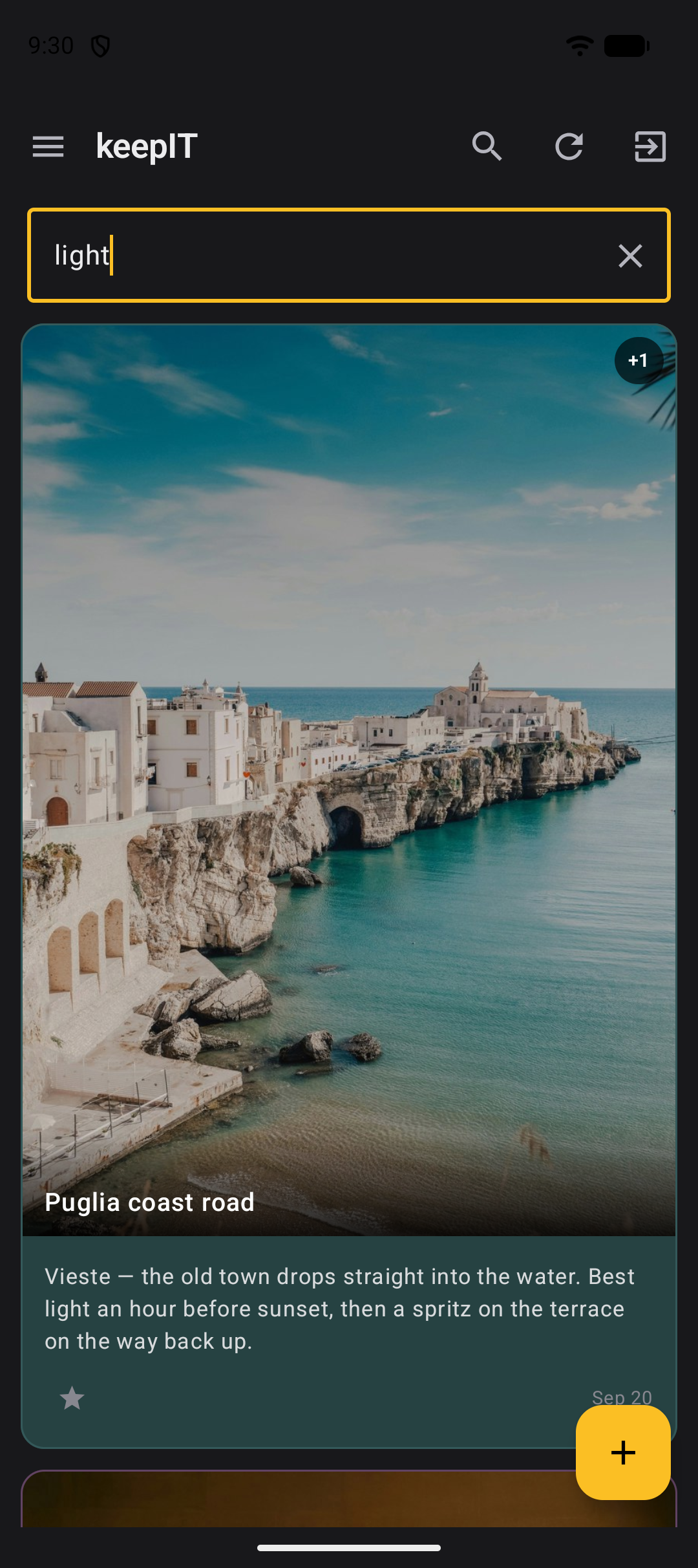 Screenshot of keepIT