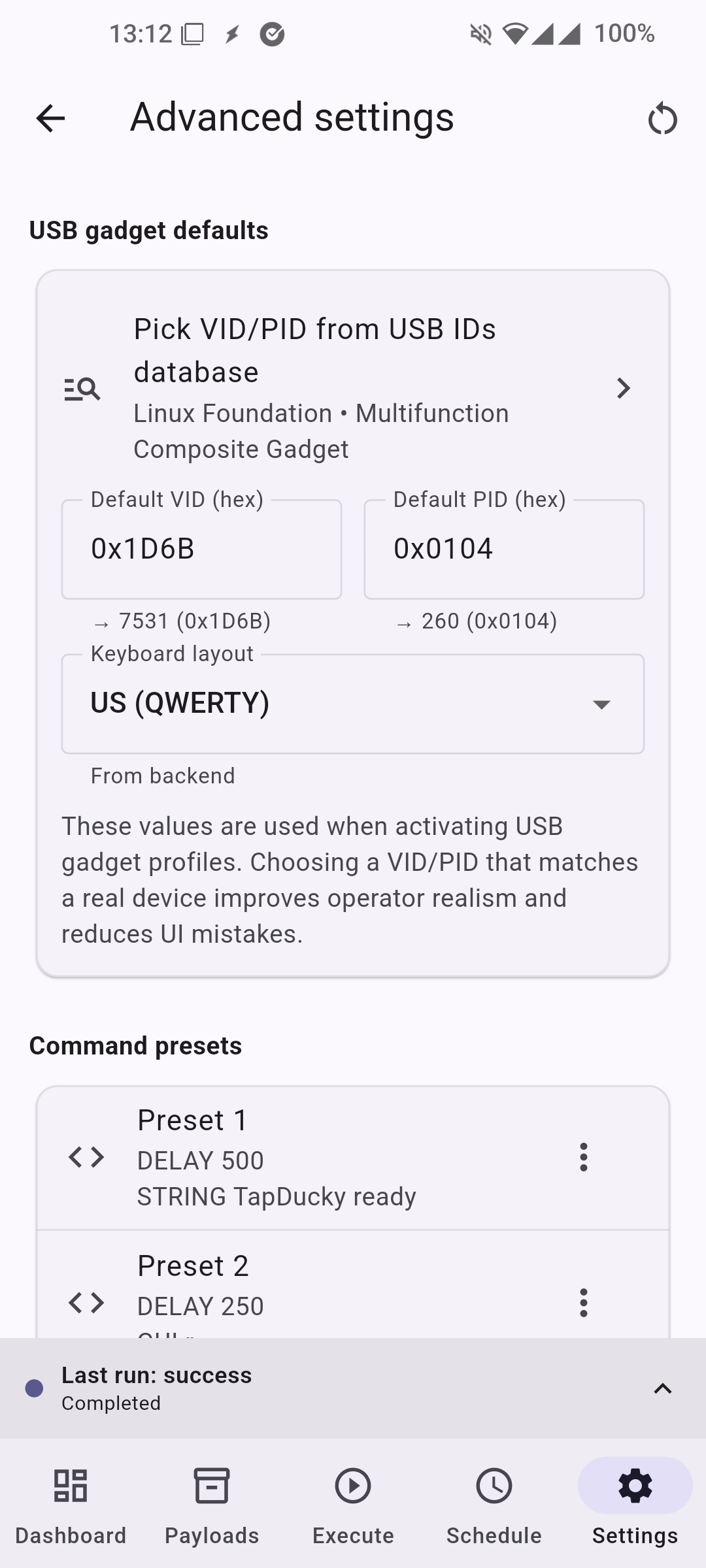 Screenshot of TapDucky