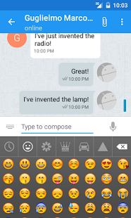 Screenshot of Kontalk Messenger