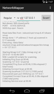 Screenshot of NetworkMapper