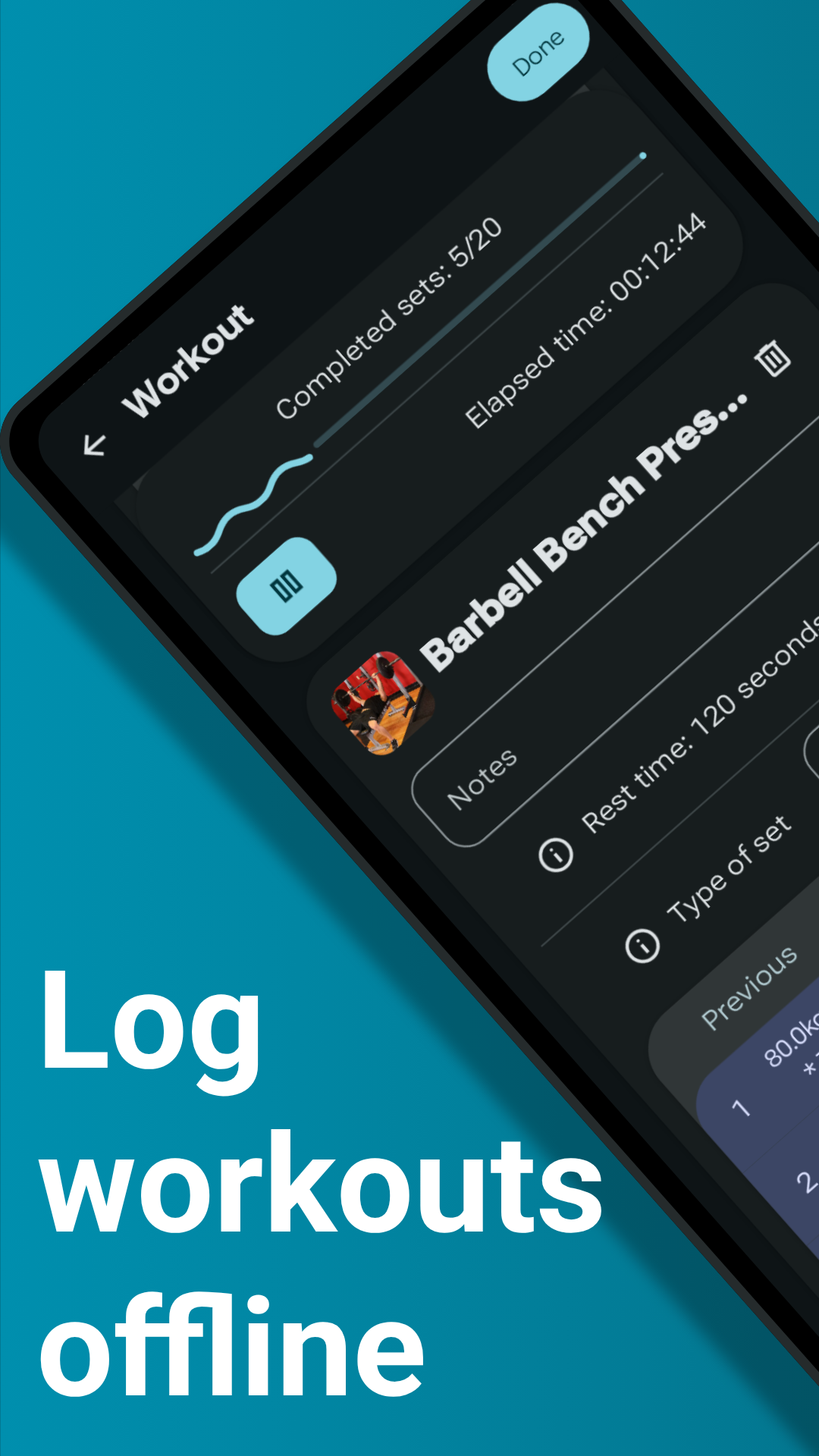 Screenshot of LibreFit