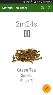Screenshot of Material Tea Timer