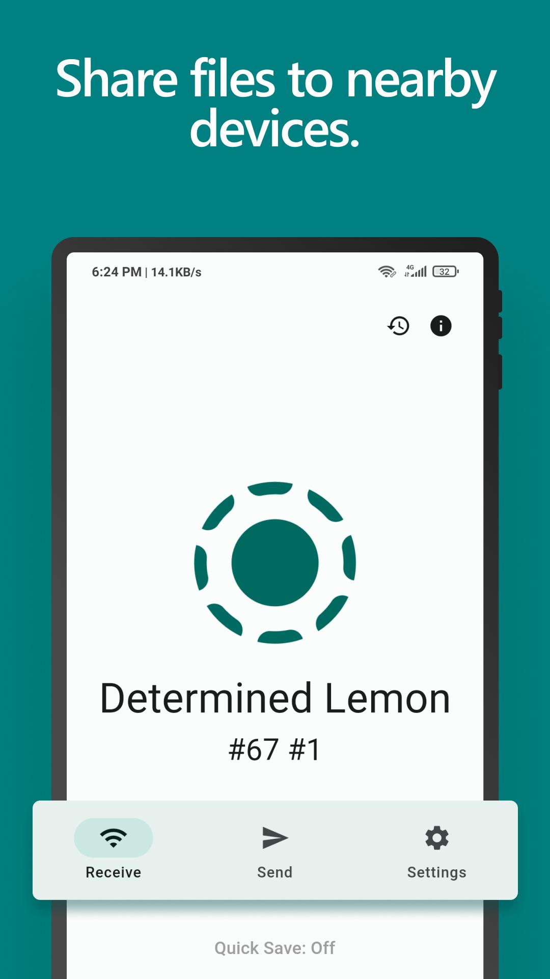 Screenshot of LocalSend