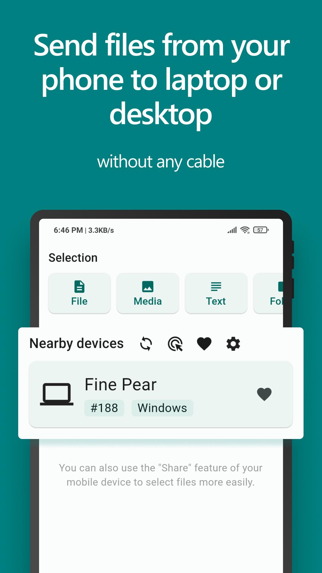Screenshot of LocalSend